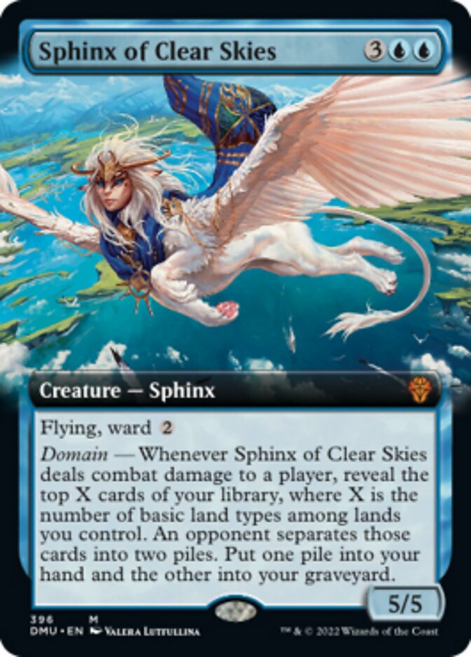 Sphinx of Clear Skies (Extended Art) [Dominaria United] | North Game Den