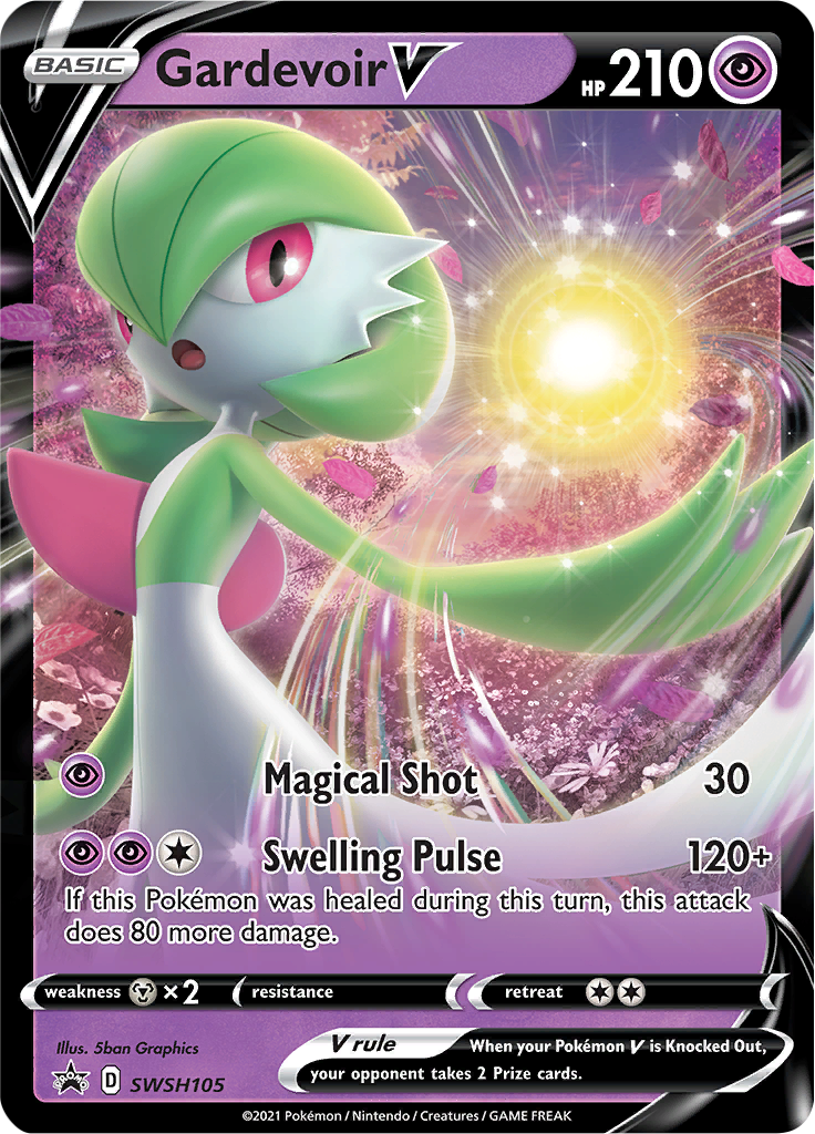 Gardevoir V (SWSH105) [Sword & Shield: Black Star Promos] | North Game Den