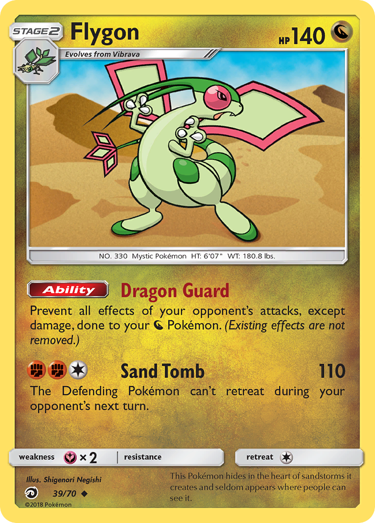 Flygon (39/70) [Sun & Moon: Dragon Majesty] | North Game Den