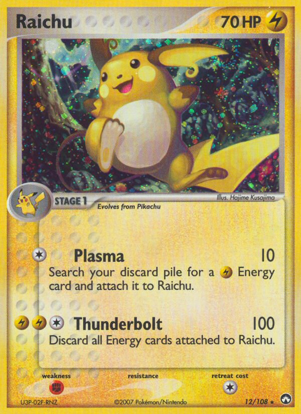 Raichu (12/108) [EX: Power Keepers] | North Game Den