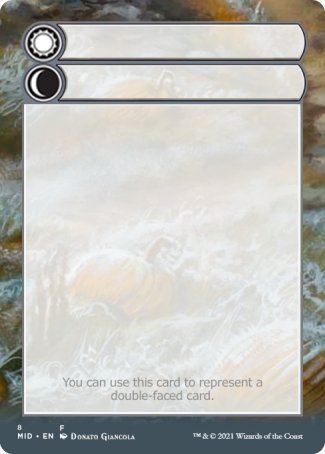 Helper Card (8/9) [Innistrad: Midnight Hunt Tokens] | North Game Den