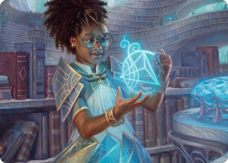 Zimone, Quandrix Prodigy Art Card [Strixhaven: School of Mages Art Series] | North Game Den