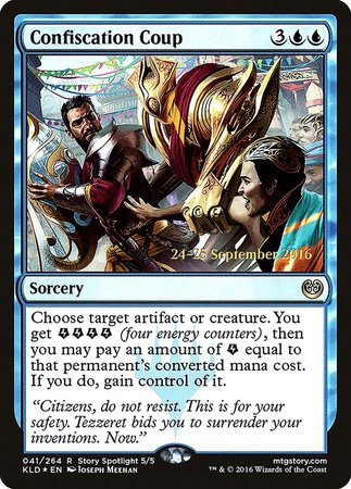 Confiscation Coup [Kaladesh Promos] | North Game Den