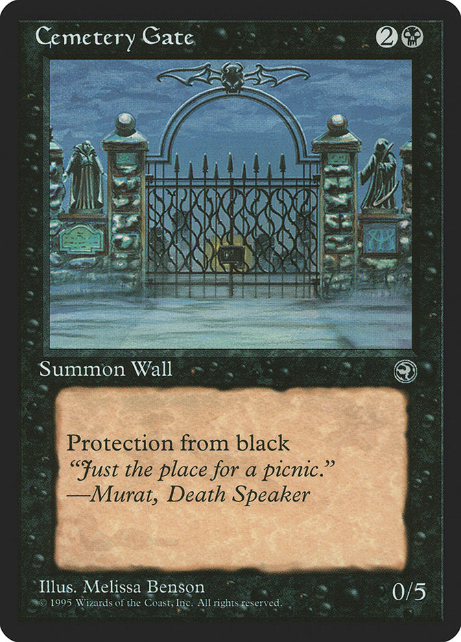 Cemetery Gate (Murat Flavor Text) [Homelands] | North Game Den