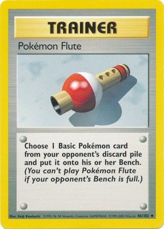 Pokemon Flute (86/102) [Base Set Unlimited] | North Game Den