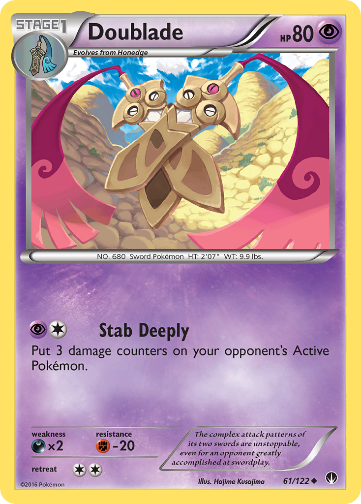 Doublade (61/122) [XY: BREAKpoint] | North Game Den