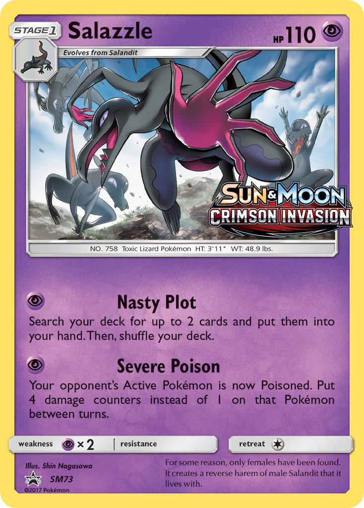 Salazzle (SM73) [Sun & Moon: Black Star Promos] | North Game Den