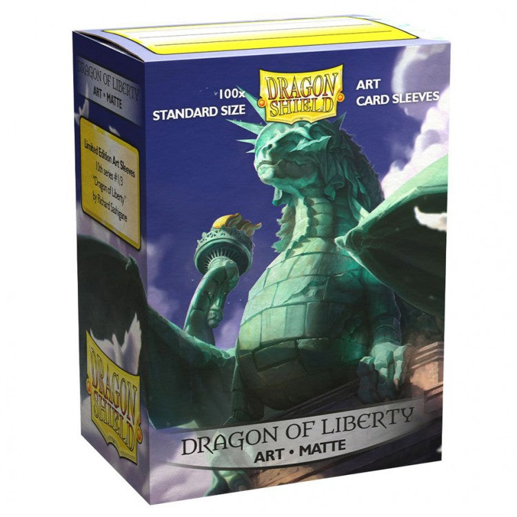 Dragon of Liberty Art Matte Sleeves Dragon Shield | North Game Den