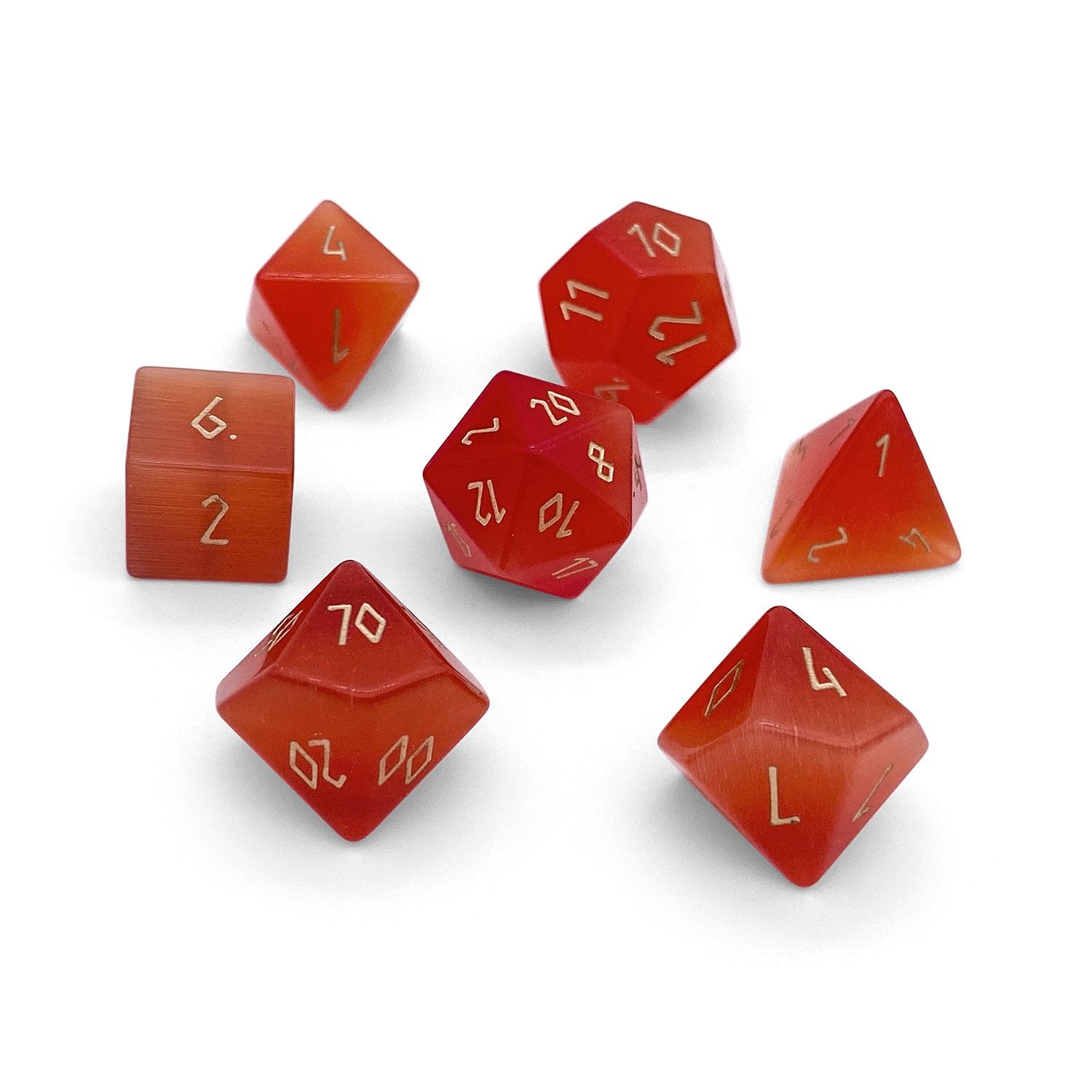 Norse Foundry Dice: Red Cat's Eye | North Game Den