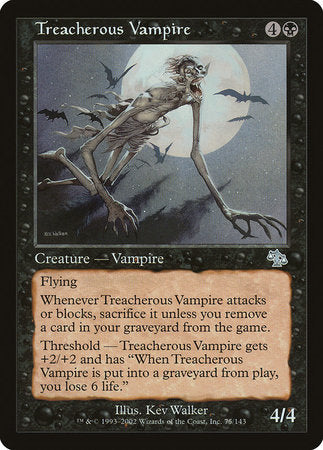 Treacherous Vampire [Judgment] | North Game Den