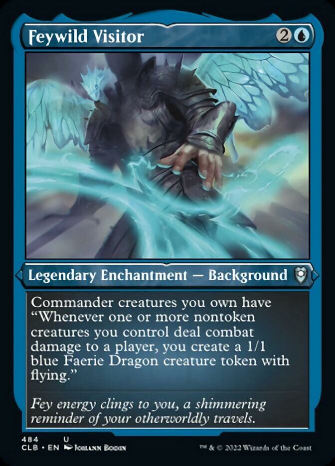 Feywild Visitor (Foil Etched) [Commander Legends: Battle for Baldur's Gate] | North Game Den