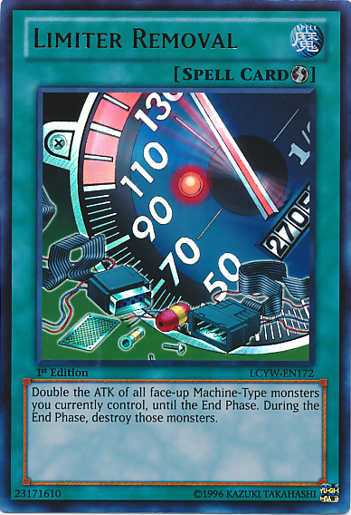 Limiter Removal [LCYW-EN172] Ultra Rare | North Game Den