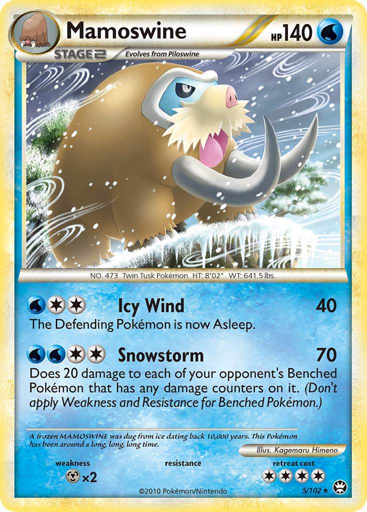 Mamoswine (5/102) [HeartGold & SoulSilver: Triumphant] | North Game Den