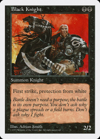Black Knight [Fifth Edition] | North Game Den