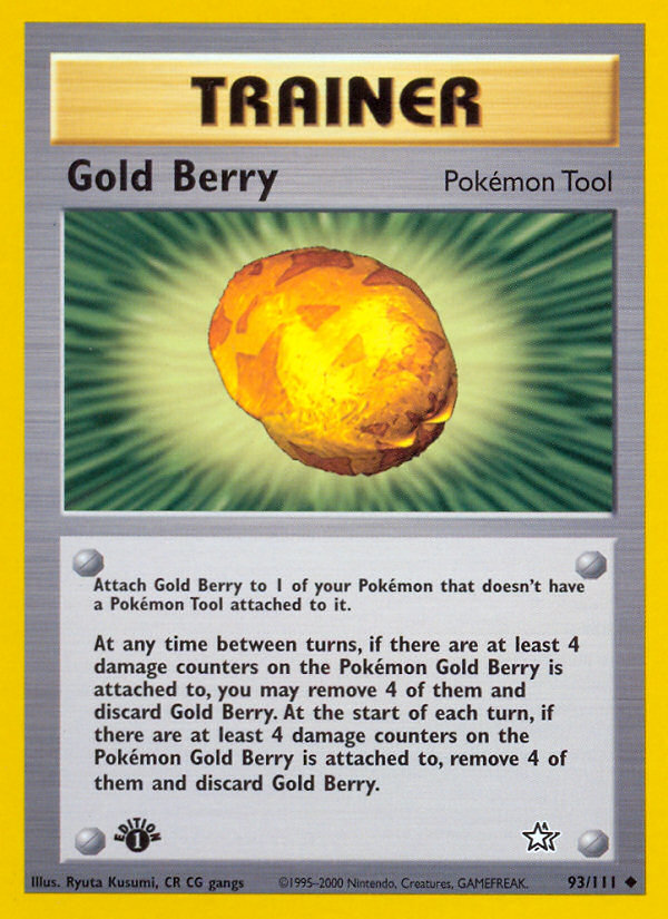 Gold Berry (93/111) [Neo Genesis 1st Edition] | North Game Den