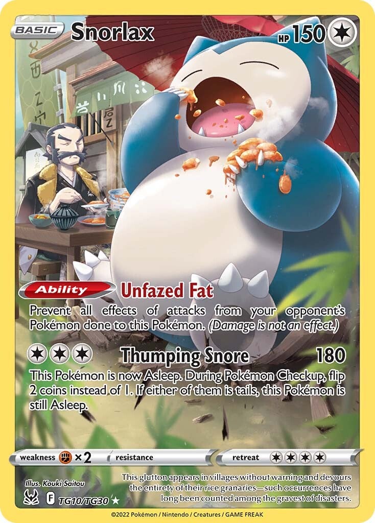 Snorlax (TG10/TG30) [Sword & Shield: Lost Origin] | North Game Den