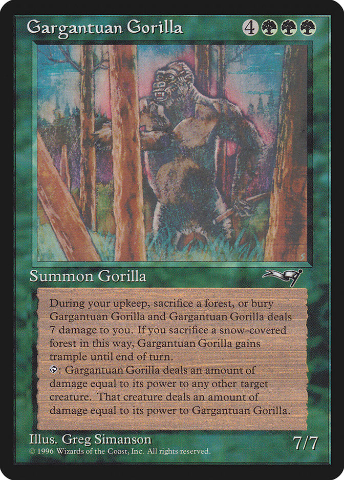 Gargantuan Gorilla [Alliances] | North Game Den