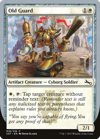 Old Guard [Unstable] | North Game Den