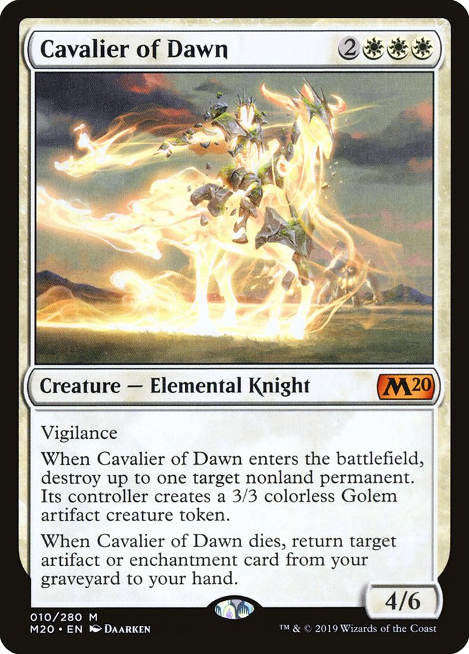 Cavalier of Dawn [Core Set 2020] | North Game Den