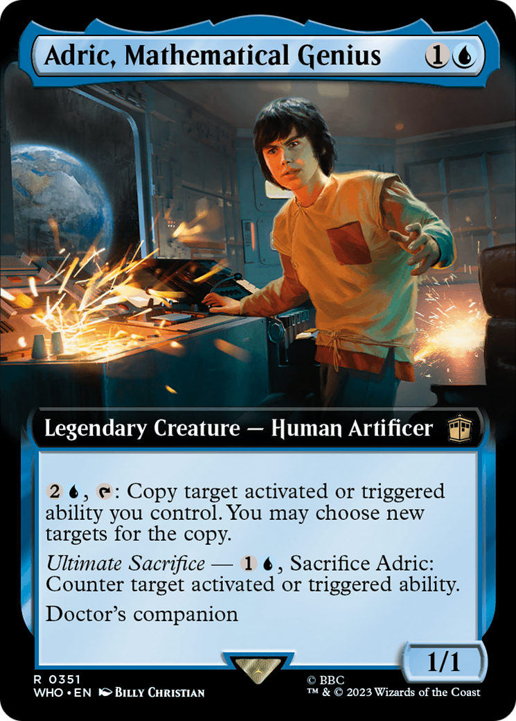Adric, Mathematical Genius (Extended Art) [Doctor Who] | North Game Den