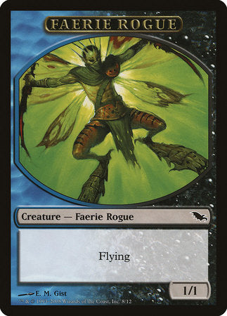 Faerie Rogue Token (Blue/Black) [Shadowmoor Tokens] | North Game Den