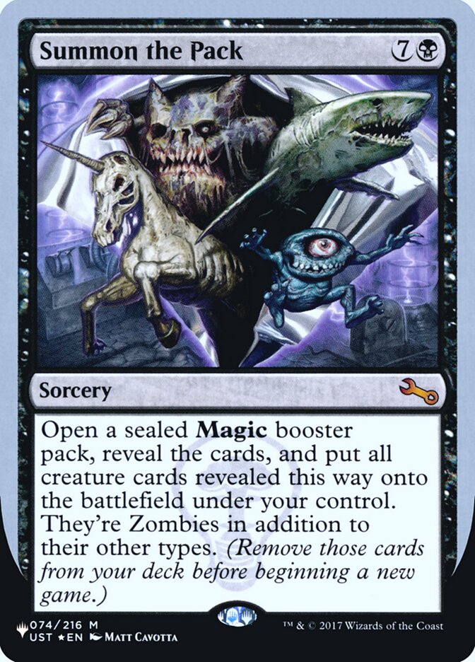 Summon the Pack (Unfinity Foil Edition) [The List] | North Game Den
