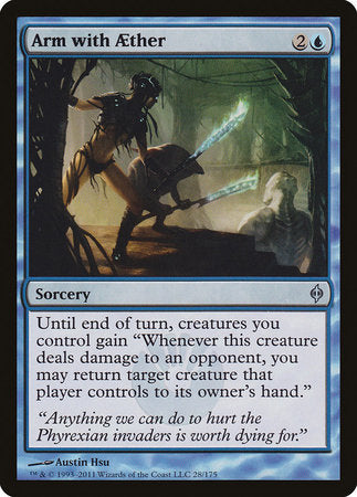 Arm with Aether [New Phyrexia] | North Game Den