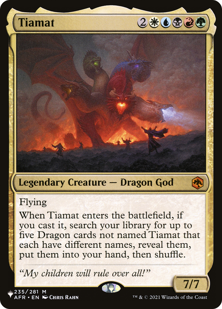 Tiamat [The List] | North Game Den