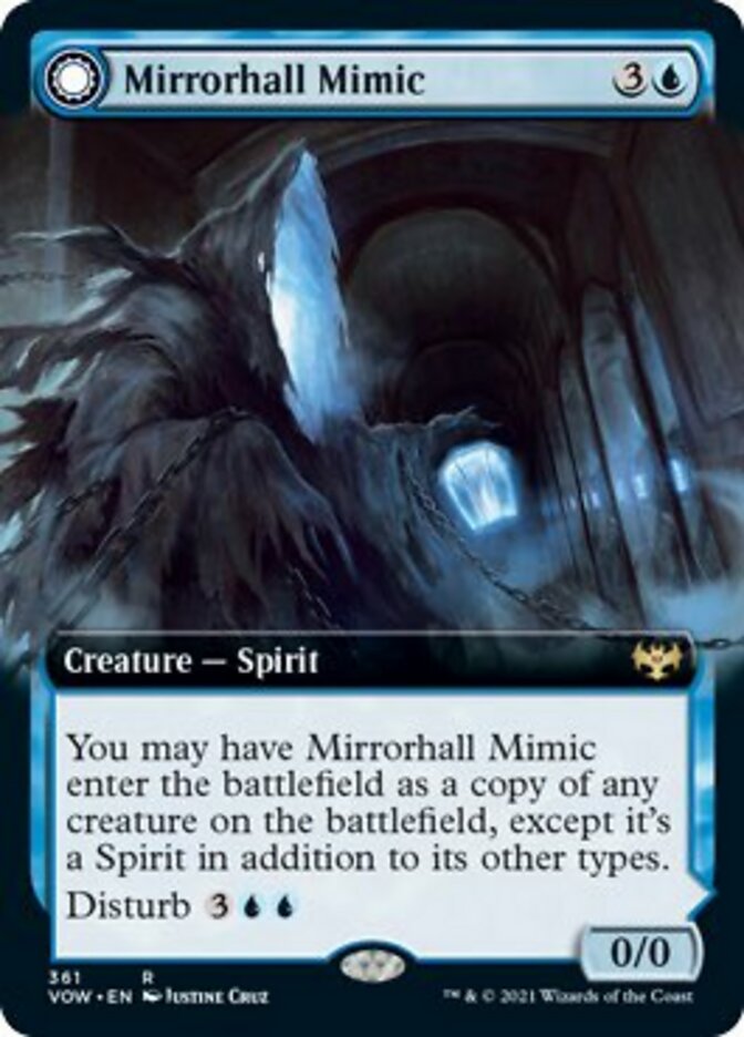 Mirrorhall Mimic // Ghastly Mimicry (Extended) [Innistrad: Crimson Vow] | North Game Den