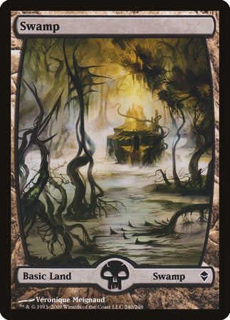 Swamp (240) - Full Art [Zendikar] | North Game Den