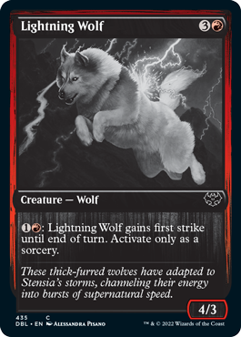 Lightning Wolf [Innistrad: Double Feature] | North Game Den