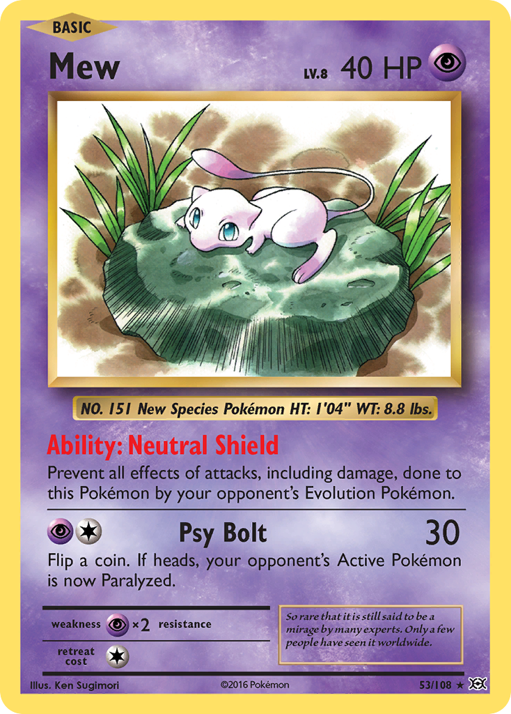 Mew (53/108) [XY: Evolutions] | North Game Den