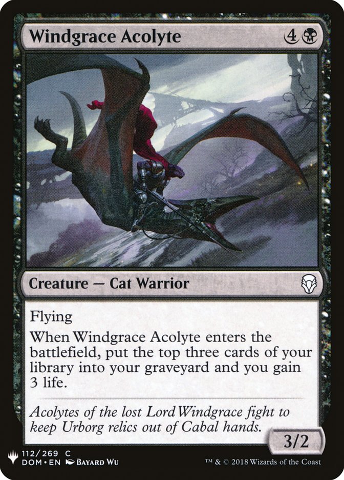 Windgrace Acolyte [Mystery Booster] | North Game Den