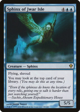 Sphinx of Jwar Isle [Zendikar] | North Game Den