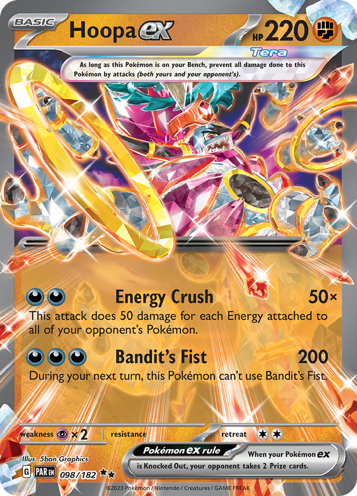 Hoopa ex (098/182) [Scarlet & Violet: Paradox Rift] | North Game Den