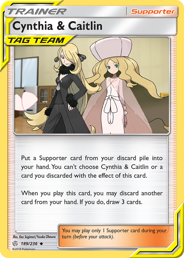 Cynthia & Caitlin (189/236) [Sun & Moon: Cosmic Eclipse] | North Game Den