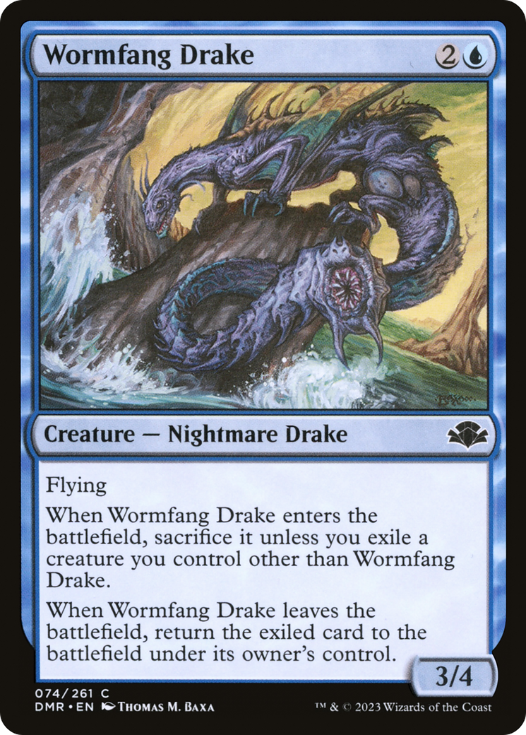 Wormfang Drake [Dominaria Remastered] | North Game Den