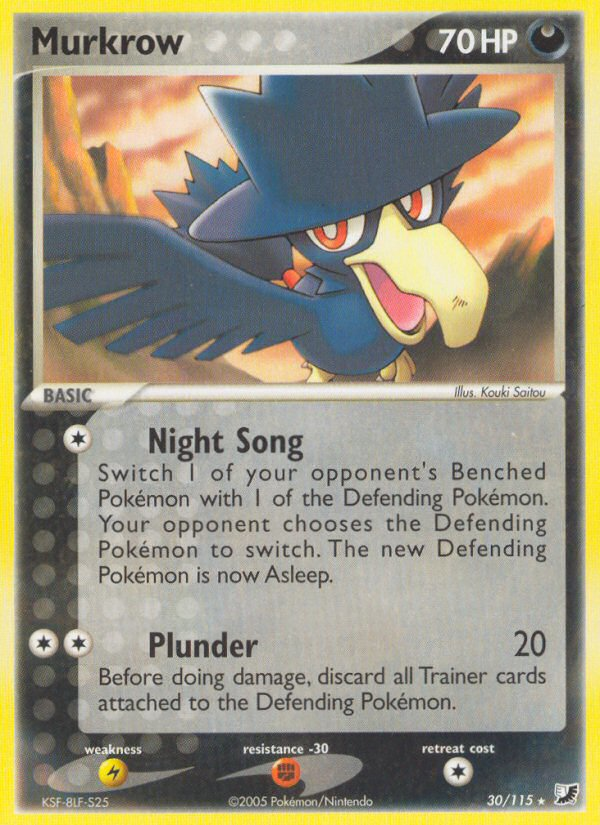 Murkrow (30/115) [EX: Unseen Forces] | North Game Den