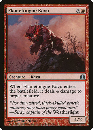 Flametongue Kavu [Commander 2011] | North Game Den