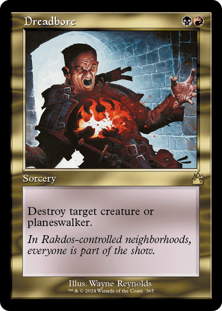 Dreadbore (Retro Frame) [Ravnica Remastered] | North Game Den