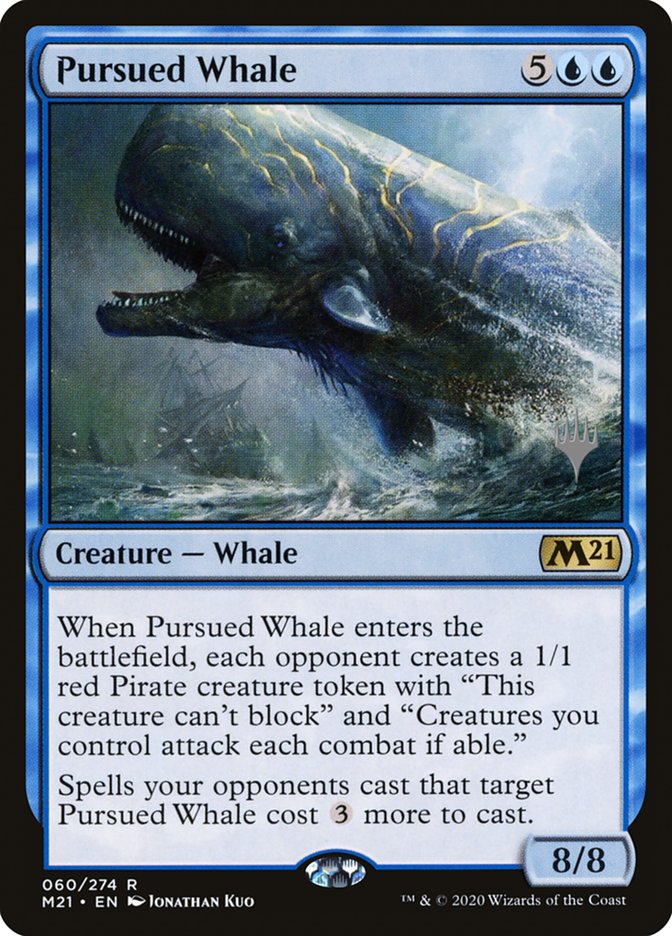 Pursued Whale (Promo Pack) [Core Set 2021 Promos] | North Game Den