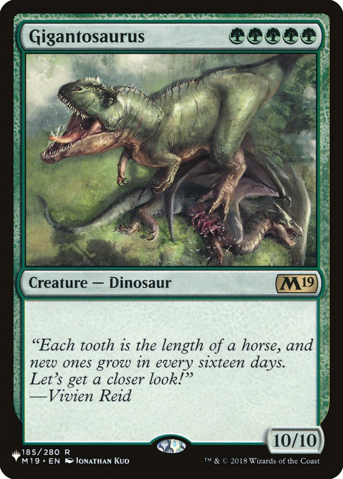 Gigantosaurus [The List] | North Game Den