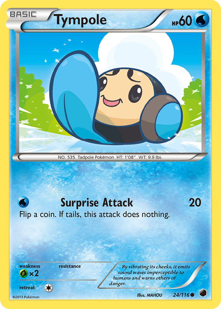 Tympole (24/116) [Black & White: Plasma Freeze] | North Game Den