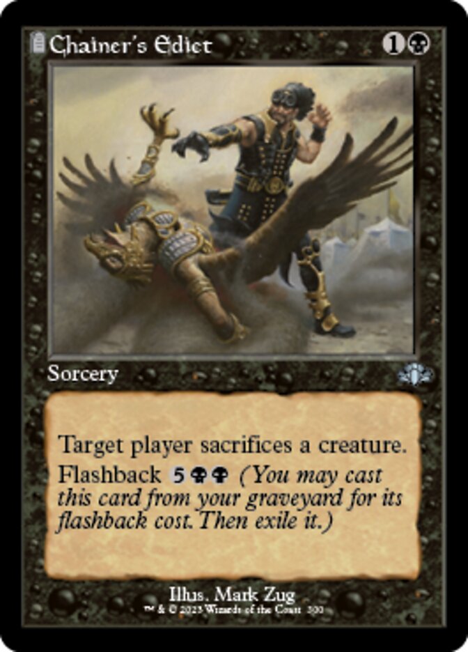 Chainer's Edict (Retro) [Dominaria Remastered] | North Game Den