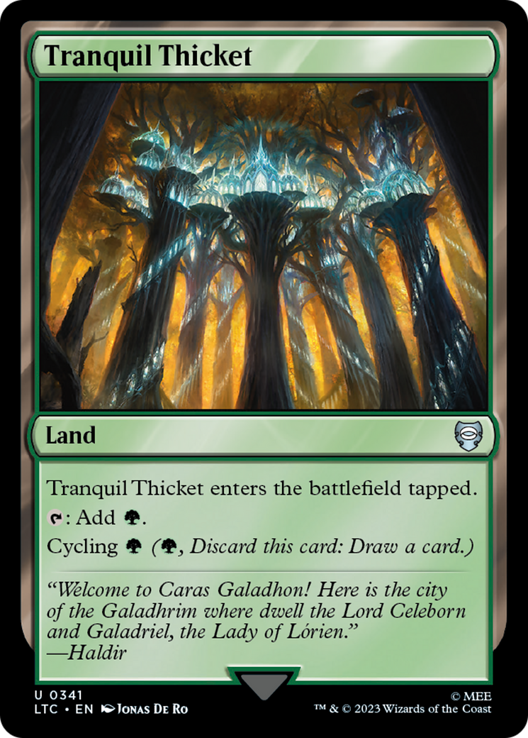 Tranquil Thicket [The Lord of the Rings: Tales of Middle-Earth Commander] | North Game Den