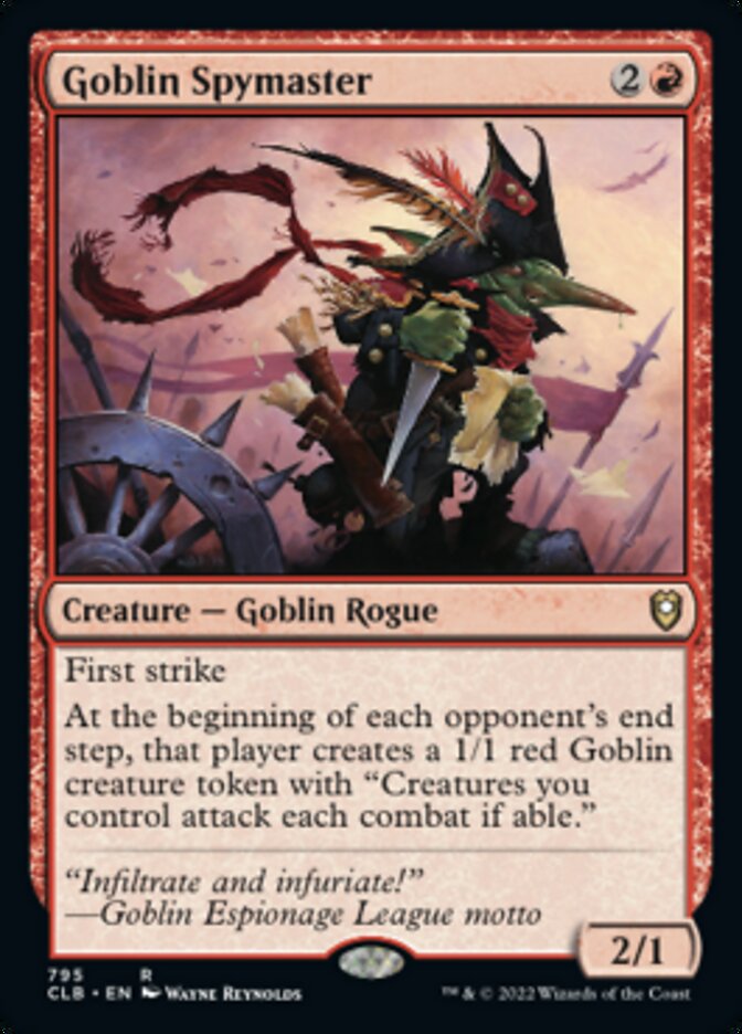 Goblin Spymaster [Commander Legends: Battle for Baldur's Gate] | North Game Den