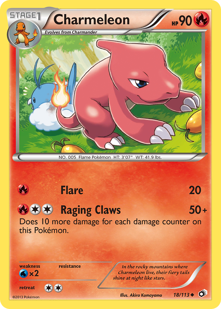 Charmeleon (18/113) [Black & White: Legendary Treasures] | North Game Den