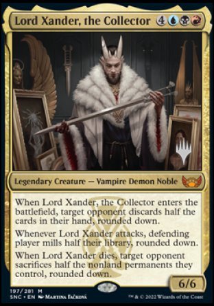 Lord Xander, the Collector (Promo Pack) [Streets of New Capenna Promos] | North Game Den