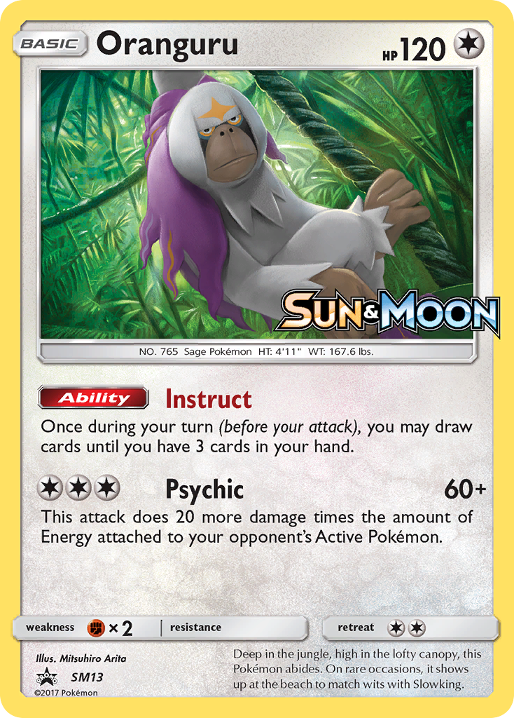 Oranguru (SM13) [Sun & Moon: Black Star Promos] | North Game Den