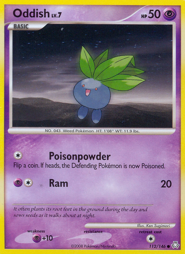 Oddish (112/146) [Diamond & Pearl: Legends Awakened] | North Game Den